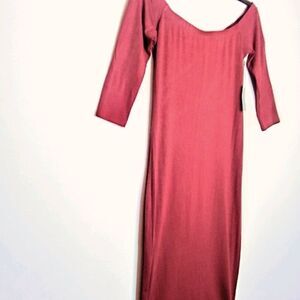 NWT Belle  XS Laredo Red Off Shoulder Dress